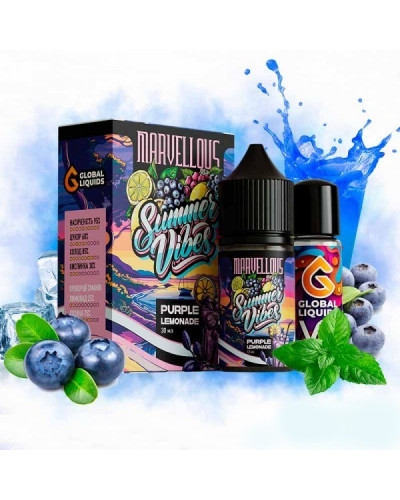Набір для самозамісу Marvellous Summer Vibes 30 мл Purple Lemonade (лимонад із лохиною)