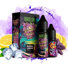 Набір для самозамісу Marvellous Summer Vibes 15 мл Basil Compote (компот з базиліку та лимона)