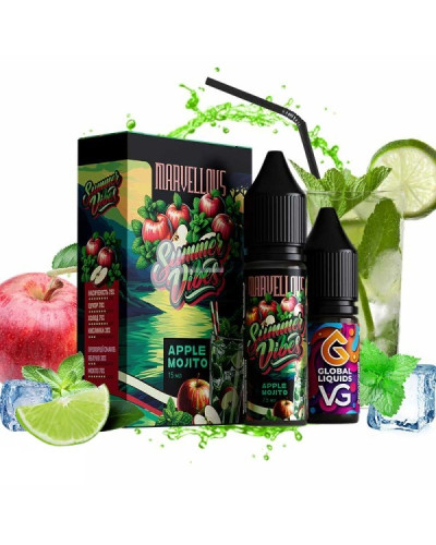 Набір для самозамісу Marvellous Summer Vibes 15 мл Apple Mojito (яблучний мохіто)