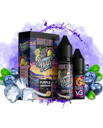 Набір для самозамісу Marvellous Summer Vibes 15 мл Purple Lemonade (лимонад із лохиною)