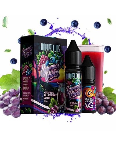 Набор для самозамеса Marvellous Summer Vibes 15 мл Grape & Blueberry Juice (виноградно-черничный сок)