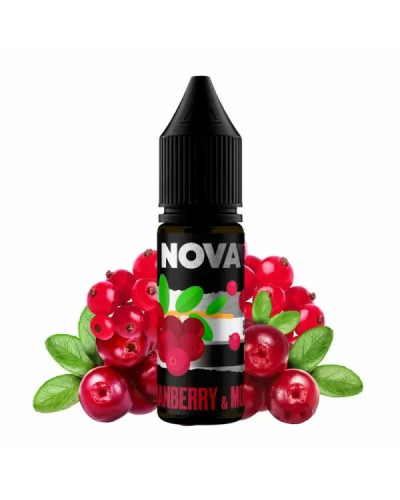 ЖИДКОСТЬ NOVA SALT 15 МЛ 50 МГ "CRANBERRY MORS" СО ВКУСОМ МОРСУ ИЗ КЛЮКВЫ