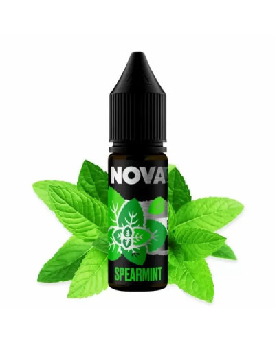 РІДИНА NOVA SALT 15 МЛ НА 50 МГ "SPEARMINT" ЗІ СМАКОМ М'ЯТИ