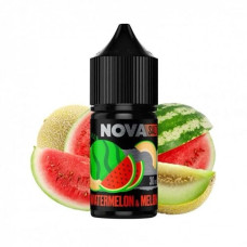  РІДИНА NOVA SALT 30 МЛ НА 50 МГ "WATERMELON MELON" ЗІ СМАКОМ КАВУНА ТА ДИНІ