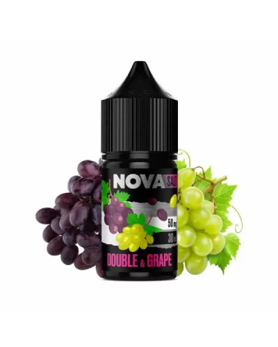 ЖИДКОСТЬ NOVA SALT 30 МЛ 50 МГ "DOUBLE GRAPE" СО ВКУСОМ ДВОЙНОГО ВИНОГРАДА