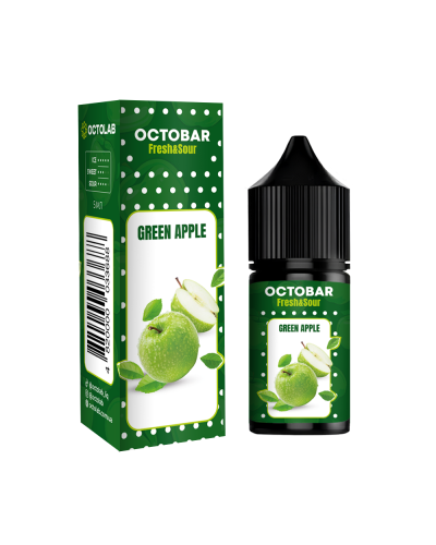 Набор для самозамеса Octobar Fresh&Sour 10 мл 50 мг Green Apple (Зеленое яблоко)