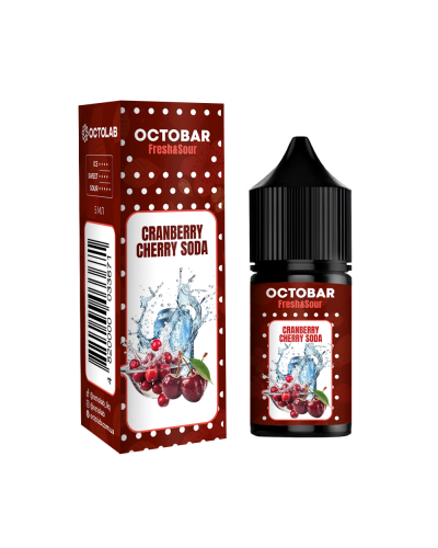 Набір для самозамісу Octobar Fresh&Sour 10 мл 50 мг Cranberry Cherry Soda (Журавлина вишня содова)