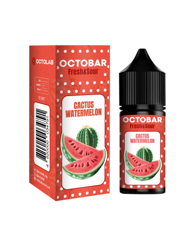 Набір для самозамісу Octobar Fresh&Sour Cactus Watermelon (Кактус Кавун) 30 мл 50 мг