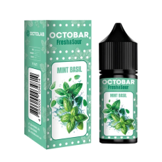 Набір для самозамісу Octobar Fresh&Sour 30 мл 50 мг Mint Basil (М'ятний базилік)