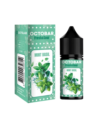 Набір для самозамісу Octobar Fresh&Sour Mint Basil (М'ятний базилік) 30 мл 50 мг