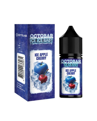 Набір для самозамісу OCTOBAR Ice Ice Baby 30 мл "Ice Apple Cherry" зі смаком яблука, вишні та холодку