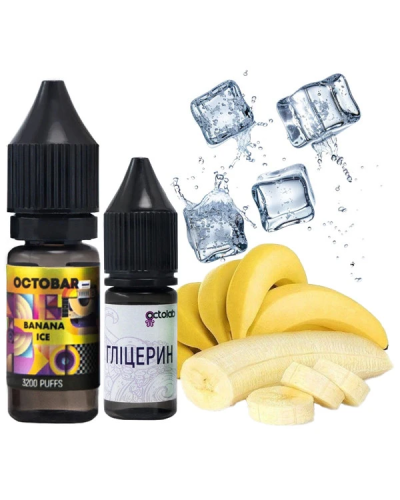 Набір для самозамісу Octobar Classic 10 мл Banana Ice (Банан Лід)