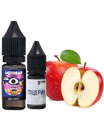 Набір для самозамісу Octobar Classic 10 мл Cool Apple (Яблуко Лід)