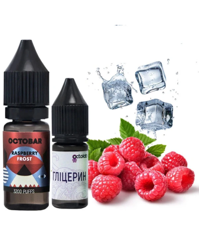Набір для самозамісу Octobar Classic 10 мл Raspberry Frost (Малина Лід)