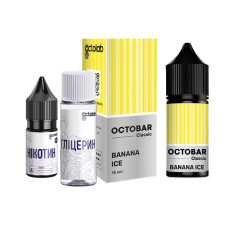 Набір для самозамісу Octobar Classic 30 мл Banana Ice (Банан Лід)