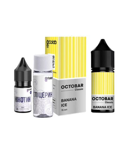 Набір для самозамісу Octobar Classic 30 мл Banana Ice (Банан Лід)