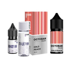 Набір для самозамісу Octobar Classic 30 мл Cold Peach (Персик Лід)