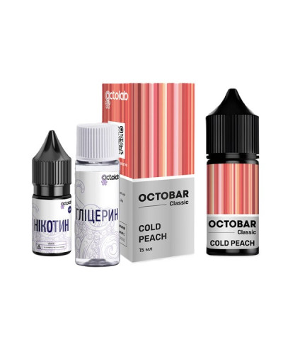 Набор для самозамеса Octobar Classic 30 мл Cold Peach (Персик Лед)