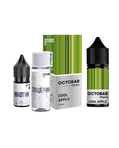 Набор для самозамеса Octobar Classic 30 мл Cool Apple (Яблоко Лед)