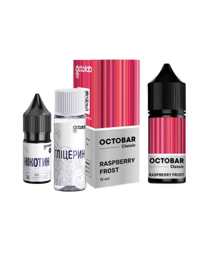 Набір для самозамісу Octobar Classic 30 мл Raspberry Frost (Малина Лід)