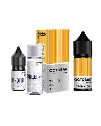 Набор для самозамеса Octobar Classic 30 мл Tropix Ice (Цитрусы Лед)