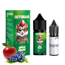Набір для самозамісу OCTOBAR NFT 30 мл 50 мг Apple Grape зі смаком яблуко виноград