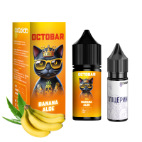 Набор для самозамеса OCTOBAR NFT 30 мл 50 мг Banana Aloe со вкусом банан алое