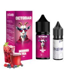 Набір для самозамісу OCTOBAR NFT 30 мл 50 мг "Berries Tea" зі смаком ягідного чаю