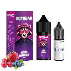 Набір для самозамісу OCTOBAR NFT 30 мл 50 мг Mood Berries зі смаком вишня полуниця чорниця