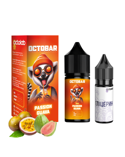 Набор для самозамеса OCTOBAR NFT 30 мл 50 мг Passion Guava со вкусом маракуйя гуава