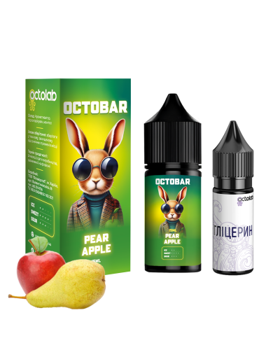 Набор для самозамеса OCTOBAR NFT 30 мл 50 мг Pear Apple со вкусом яблоко груша