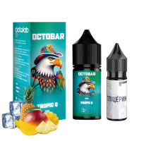 Набор для самозамеса OCTOBAR NFT 30 мл 50 мг TROPIC Q со вкусом тропический микс лёд
