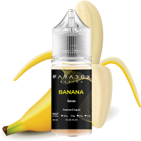 Рідина для под систем PARADOX Vaping 30 мл 30 мг зі смаком Banana (банан)