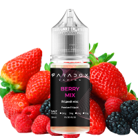 Рідина для под систем PARADOX Vaping 30 мл 30 мг зі смаком Berry Mix (Мікс Ягід)