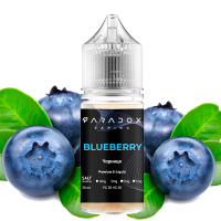 Рідина для под систем PARADOX Vaping 30 мл 30 мг зі смаком Blueberry (Чорниця)