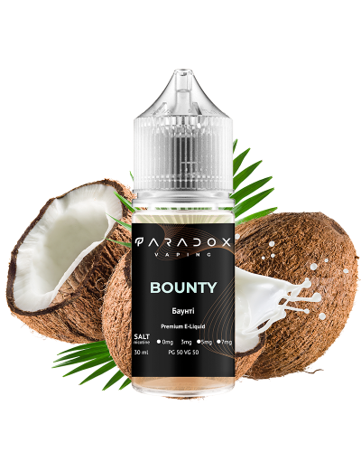 Рідина для под систем PARADOX Vaping 30 мл 30 мг зі смаком Bounty (Баунті)