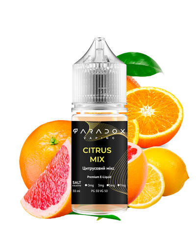 Рідина для под систем PARADOX Vaping 30 мл 30 мг зі смаком Citrus Mix (цитрус мікс)