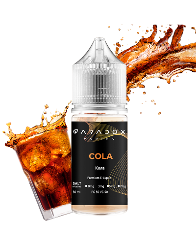 Жидкость для под систем PARADOX Vaping 30 мл 30 мг со вкусом Cola (Кола)
