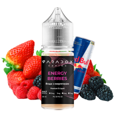 Рідина для под систем PARADOX Vaping 30 мл 30 мг зі смаком Energy Berries (енергетик ягоди)