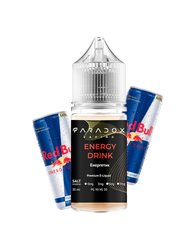 Жидкость для под систем PARADOX Vaping 30 мл 30 мг со вкусом Energy Drink (энергетик)