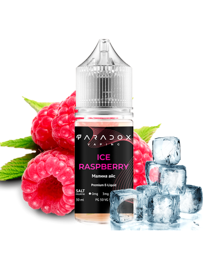 Жидкость для под систем PARADOX Vaping 30 мл 30 мг со вкусом Ice Raspberry (Айс Малина)