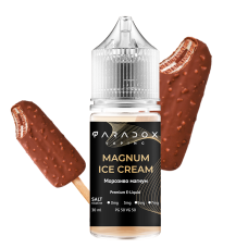 Жидкость для под систем PARADOX Vaping 30 мл 30 мг со вкусом Magnum Ice Cream (мороженое магнум)