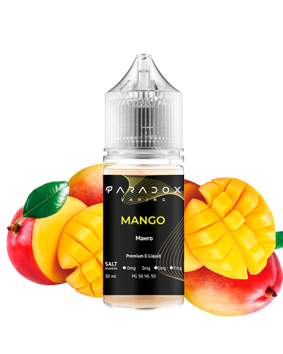 Рідина для под систем PARADOX Vaping 30 мл 30 мг зі смаком Манго (Манго)
