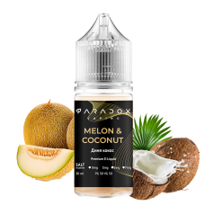 Жидкость для под систем PARADOX Vaping 30 мл 30 мг со вкусом Melon Coconut (дыня кокос)
