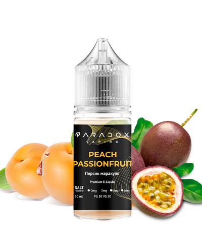 Жидкость для под систем PARADOX Vaping 30 мл 30 мг со вкусом Peach Passionfruit (Персик Маракуйя)