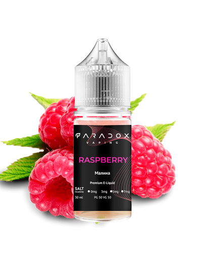 Жидкость для под систем PARADOX Vaping 30 мл 30 мг со вкусом Raspberry (Малина)