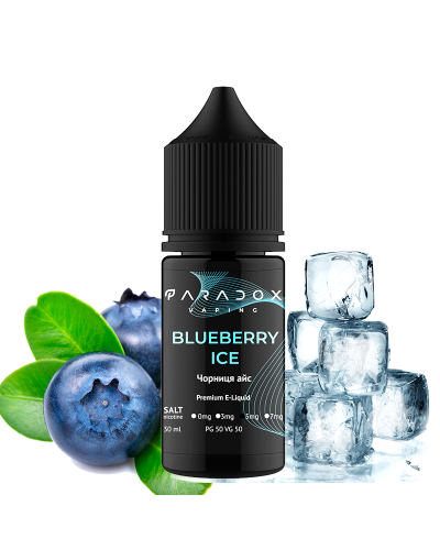 Рідина для под систем PARADOX Vaping 30 мл 50 мг зі смаком Blueberry Ice (Чорниця Айс)