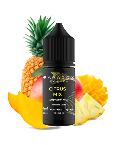 Рідина для под систем PARADOX Vaping 30 мл 50 мг зі смаком Citrus Mix (цитрус мікс)
