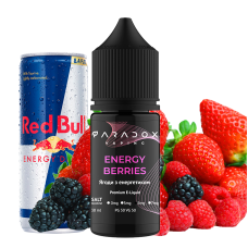 Рідина для под систем PARADOX Vaping 30 мл 50 мг зі смаком Energy Berries (Енергетик Ягоди)