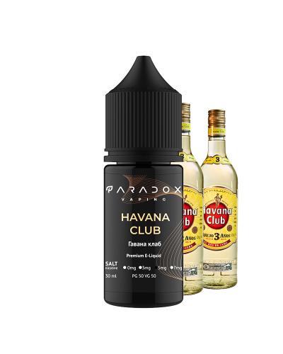 Рідина для под систем PARADOX Vaping 30 мл 50 мг зі смаком Havana Club (Ром)